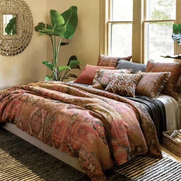 Pine Cone Hill Anatolia 100% Linen Sham or Shams w/Duck Feathers Insert HUGE - Picture 4 of 16